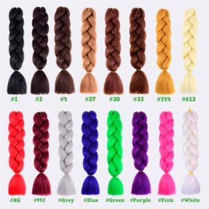 Cabello Kanekalon para Trenzas y Extensiones – Varios Colores