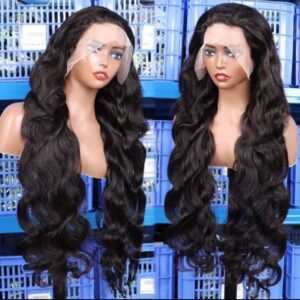 Peluca De Cabello Natural 100% Humano 28 Pulgadas 70cm