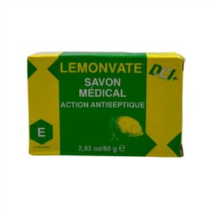 Jabón en Barra Lemonvate 80 g – Limpieza Antibacterial y Aclarante